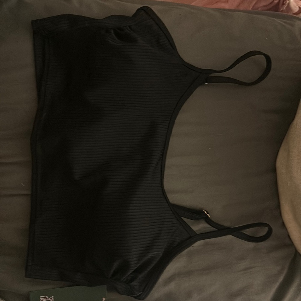 Wild Fable Black Swim Top